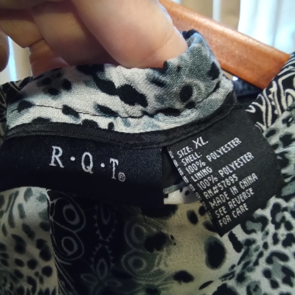 R.Q.T Mixed Boho Pattern A-Line Maxi Skirt - image 4